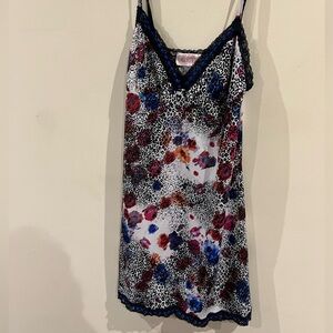 La senza colourful cheetah print slip dress